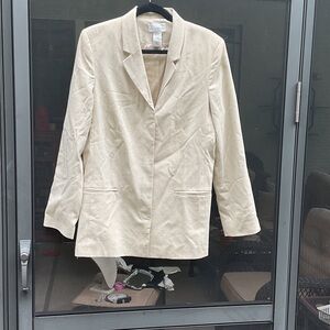 Cutter & Buck Cream Women's Blazer, Size Medium